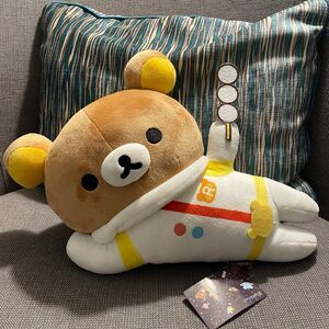 NWT San-X 11” Dango Rilakkuma in Astronaut Suit from Starship Collection